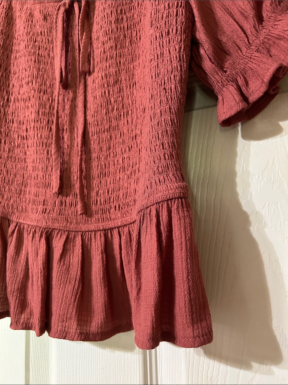 Feminine Smocked Top - Picture 2 of 8